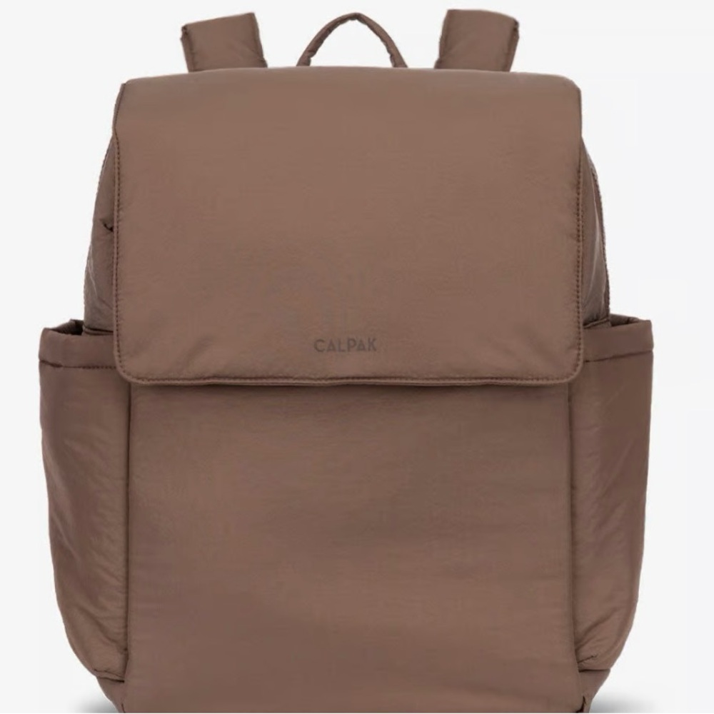 CALPAK Diaper Backpack with Laptop Sleeve in Hazelnut *NEVER BEEN USED* NEW